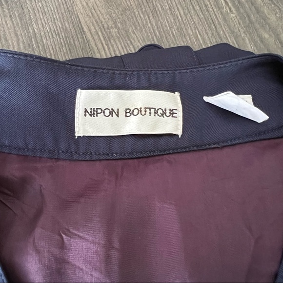 Nipon Boutique Vintage Navy Blue 60s Inspired Dress - Picture 9 of 16